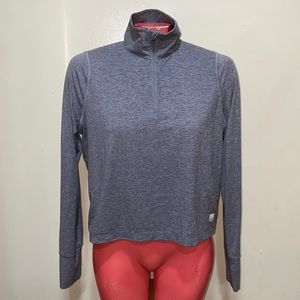 Vuori zip up long sleeve crescent